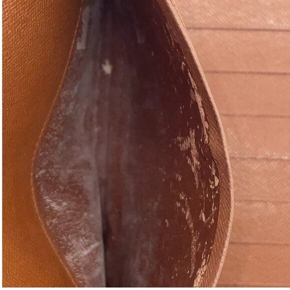 Louis Vuitton Vintage Brown Monogram Pochette Passport Travel Wallet - Picture 10 of 16